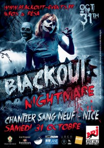 Soirée Halloween au Abattoirs Chantier Sang Neuf à Nice - Black Out Nightmare - Blog Mister Riviera 2015