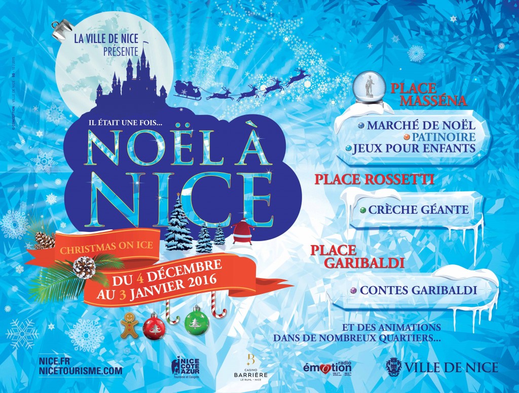 Noël à Nice, Côte d'Azur. Marché de Noël, illuminations, grandes roue, vin chaud, programme 2015 - Blog Mister Riviera