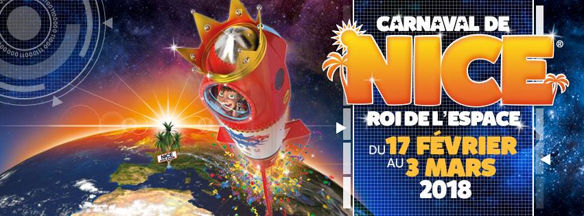 Programme du Carnaval de Nice 2018 : Le Roi nous emmène dans l'Espace ...