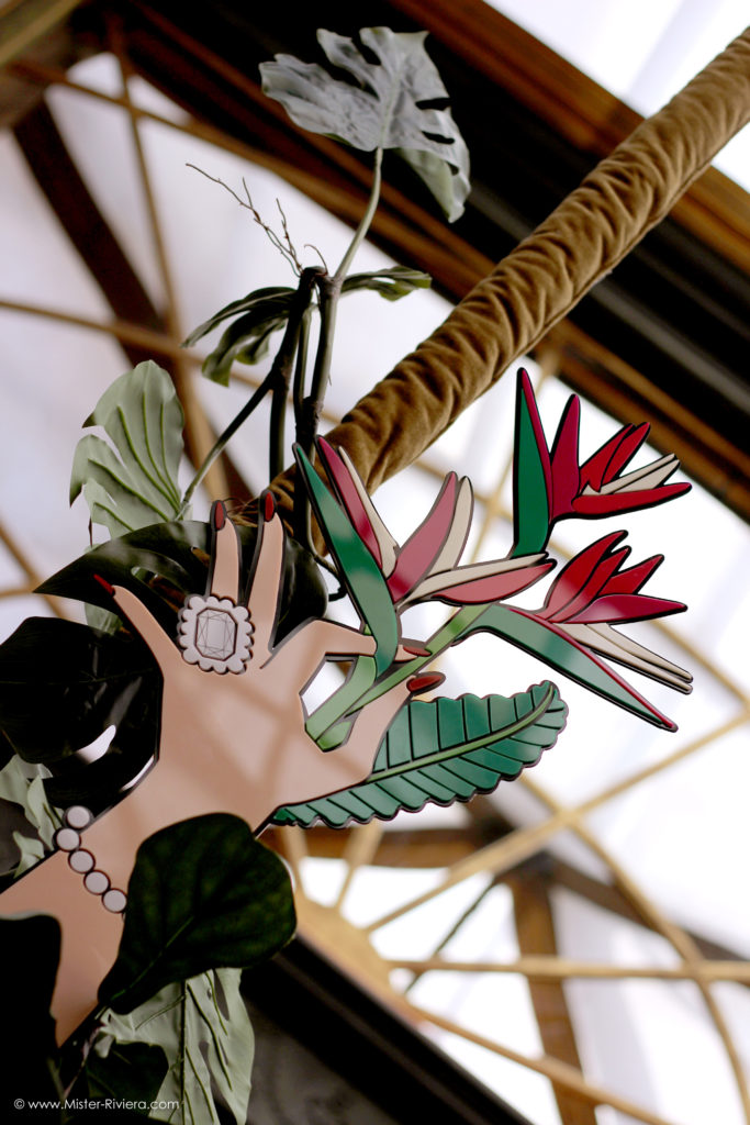 L'artiste pop Yaz Bukey plante son Jardin d'Eden à l'Hôtel Métropole Monte-Carlo - Photo Mickaël Mugnaini - Blog Mister Riviera - Côte d'Azur France 2018
